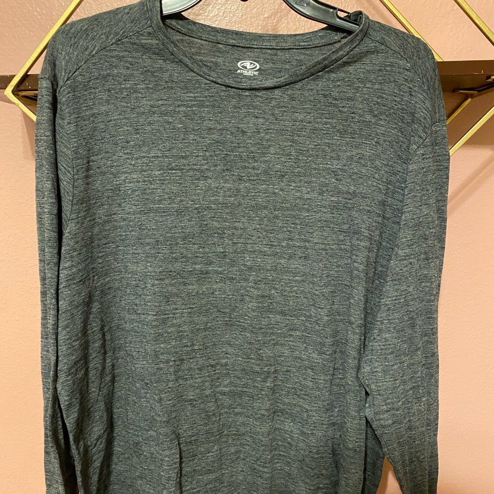 GREY WORKOUT SHIRT